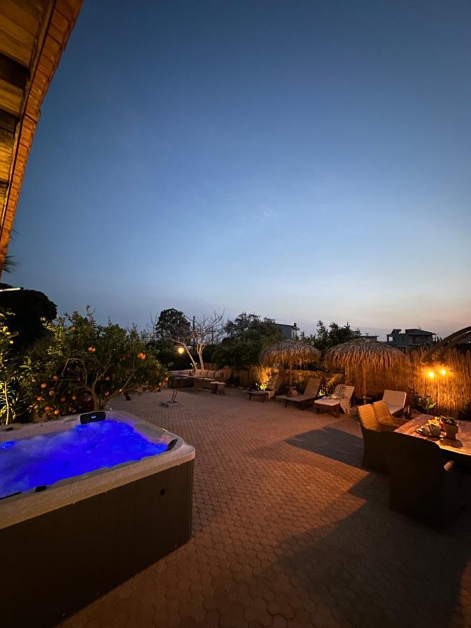 Villa Aspasia With Private Jacuzzi - Oasis Resort Kokkinos Pirgos Exterior foto