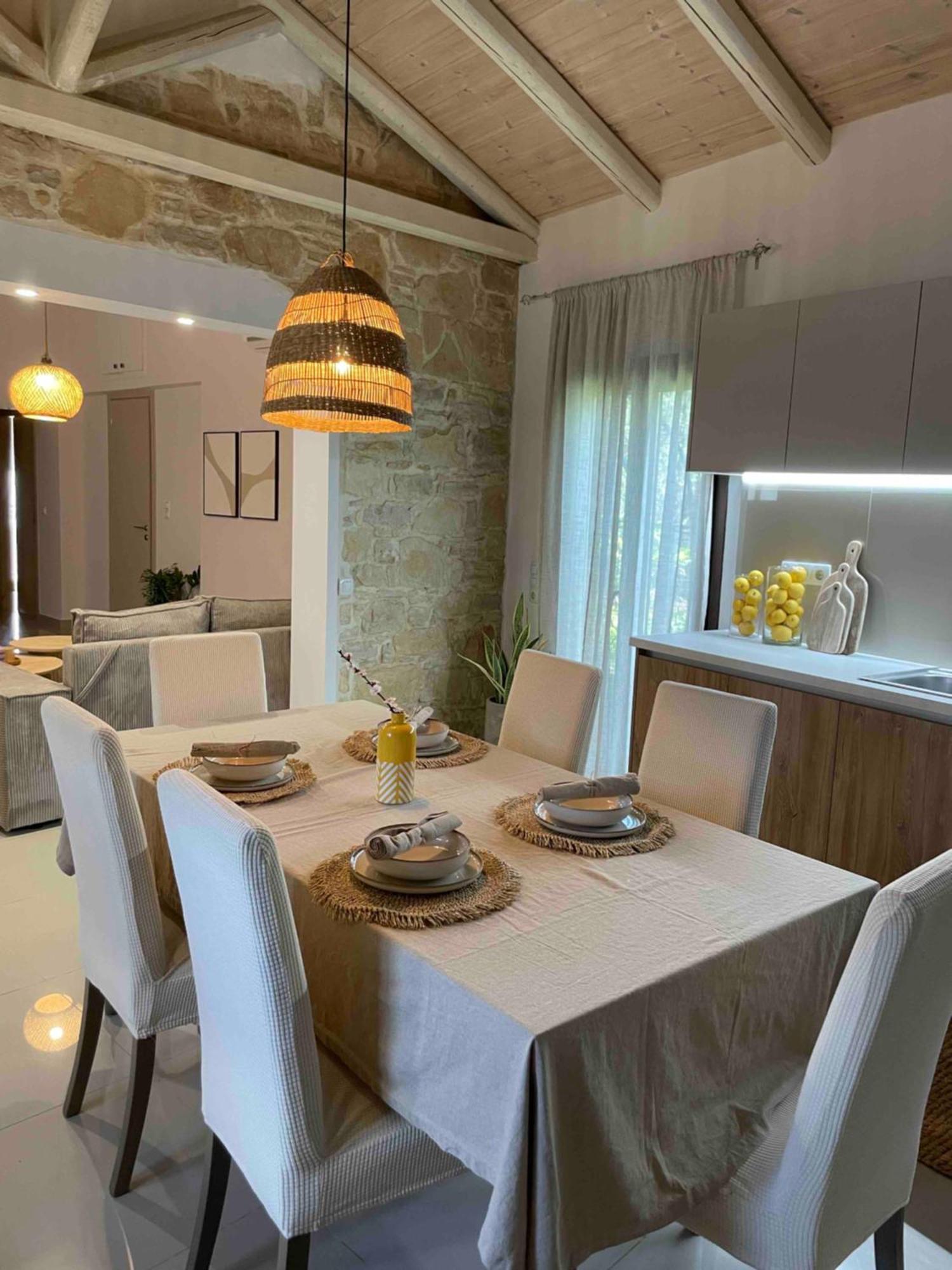 Villa Aspasia With Private Jacuzzi - Oasis Resort Kokkinos Pirgos Exterior foto