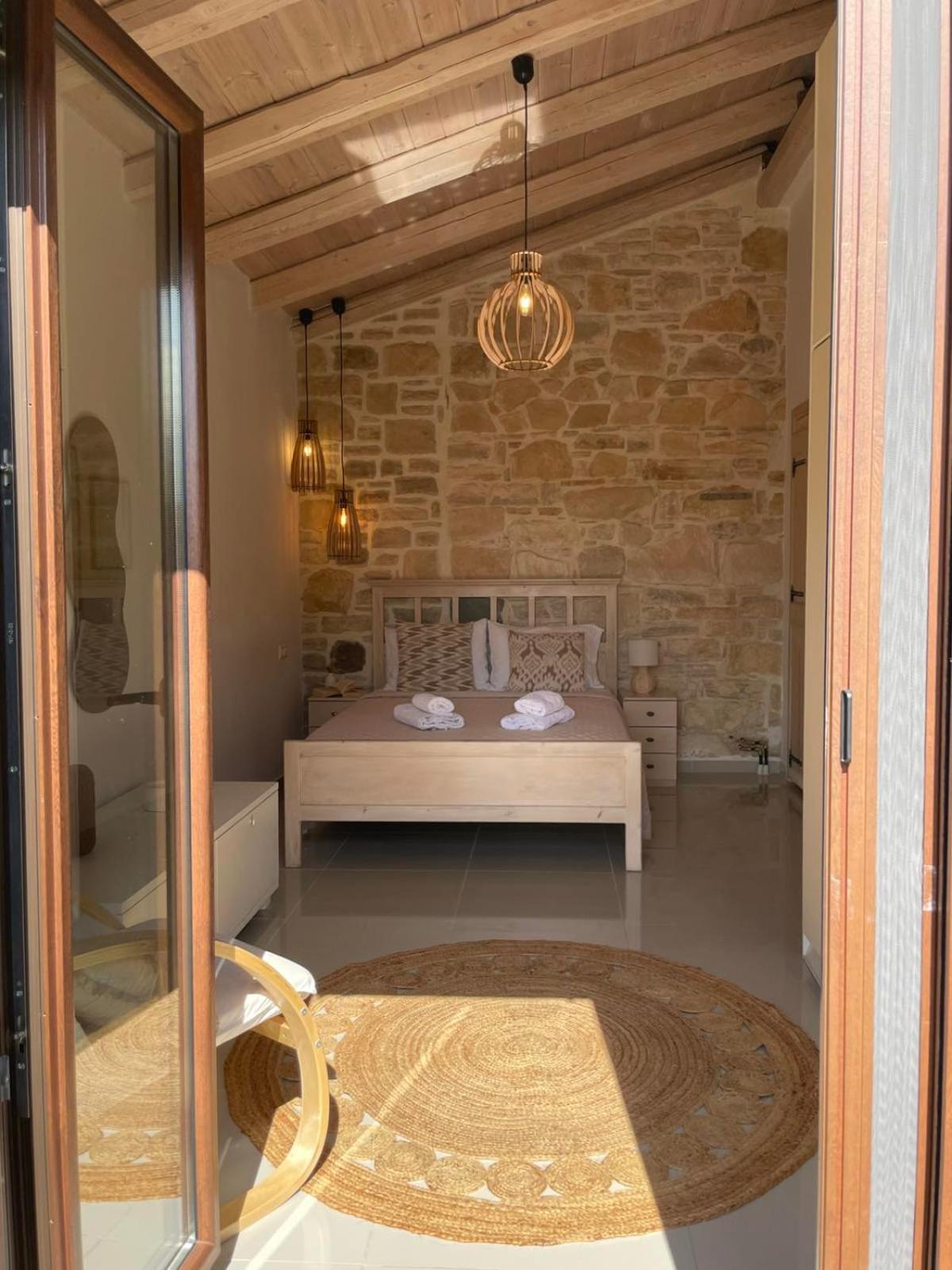 Villa Aspasia With Private Jacuzzi - Oasis Resort Kokkinos Pirgos Exterior foto